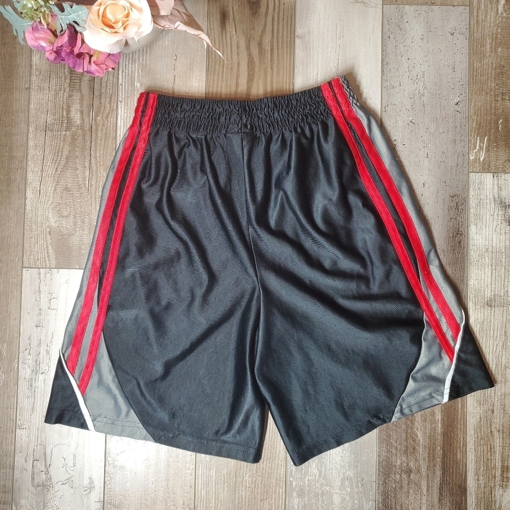Bugle Boy Men's Black Red Gray White Athletic Shorts Size Small